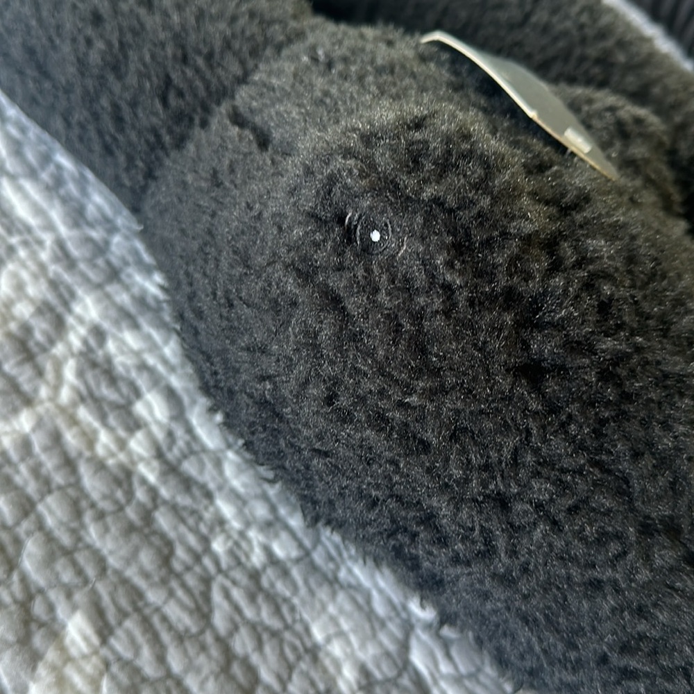 Rachel Zoe Decoratove Snake Pillow Halloween ๐ ๐ Black Sherpa NWT - Picture 3 of 5